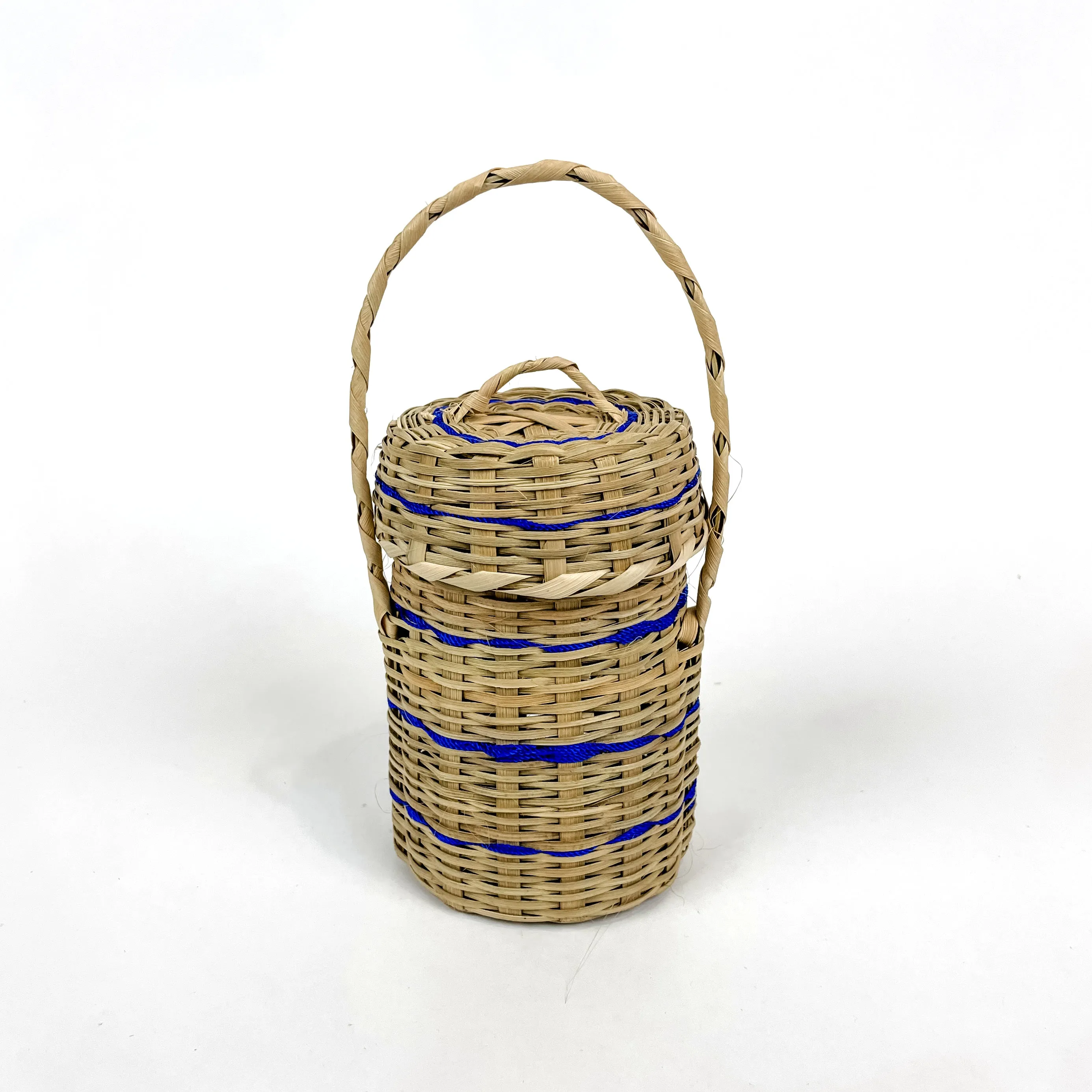 Lidded Basket - Small Cylinder