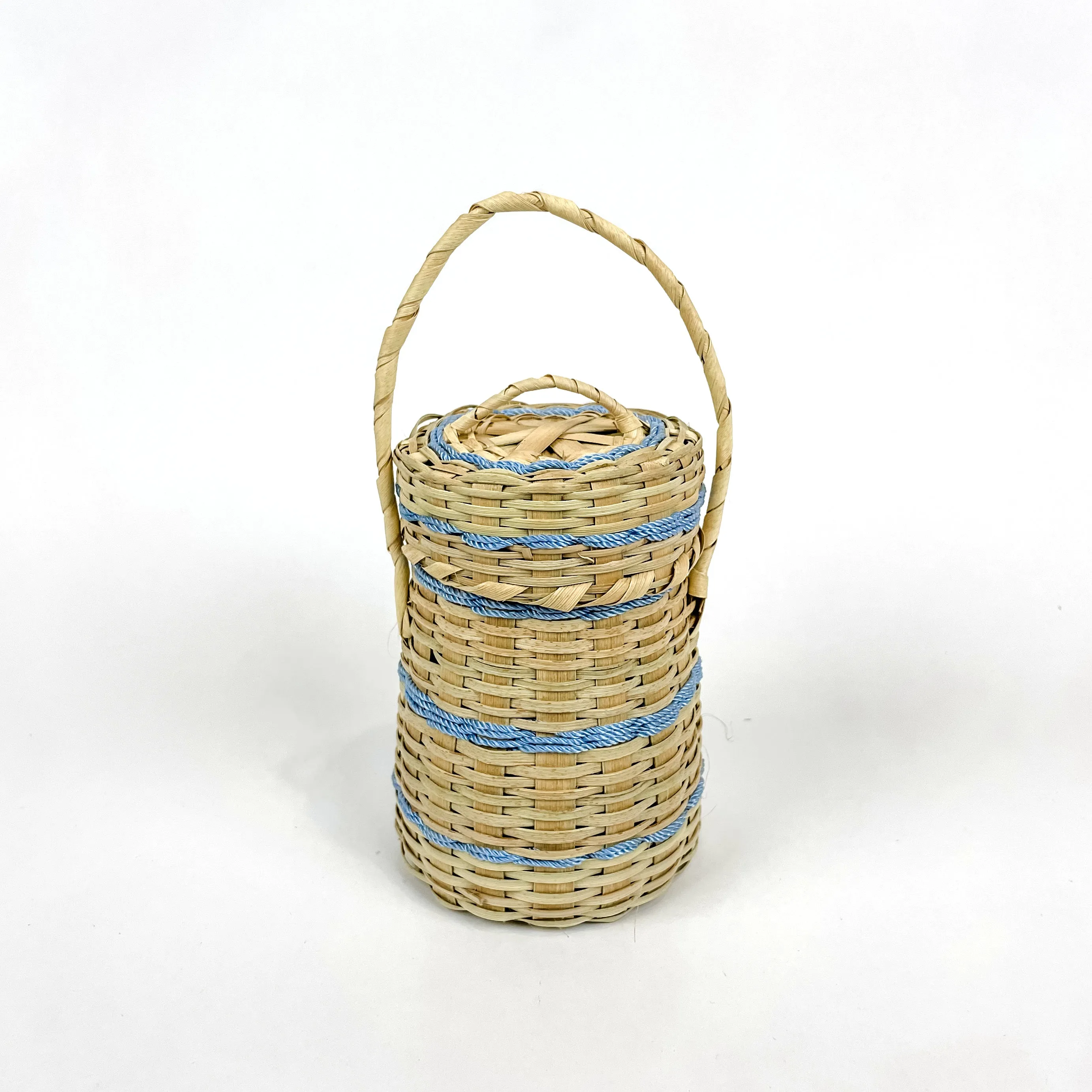 Lidded Basket - Small Cylinder