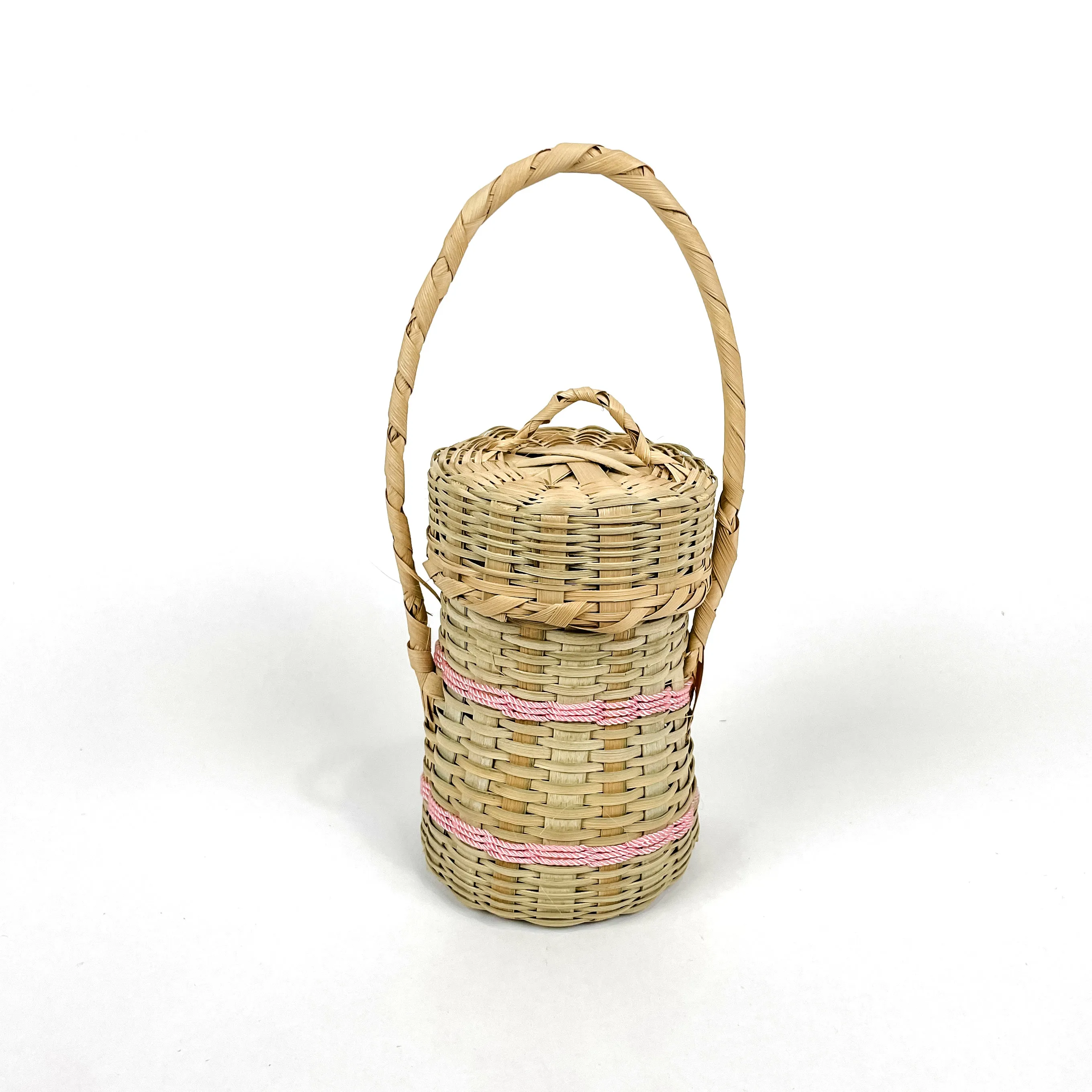 Lidded Basket - Small Cylinder