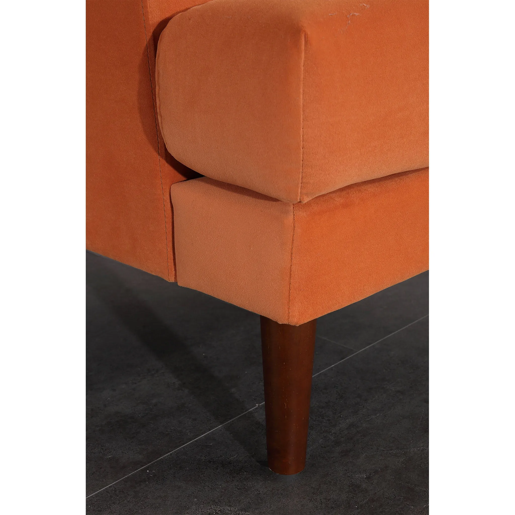 Minae Modern Contemporary Velvet Armchair