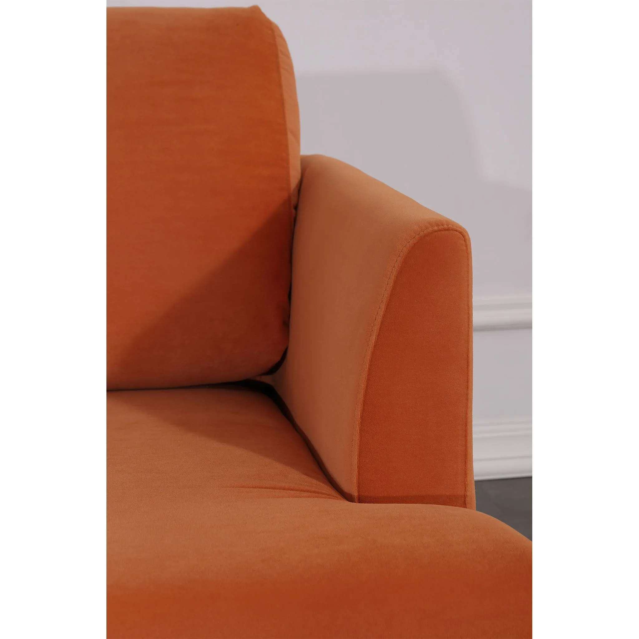 Minae Modern Contemporary Velvet Armchair