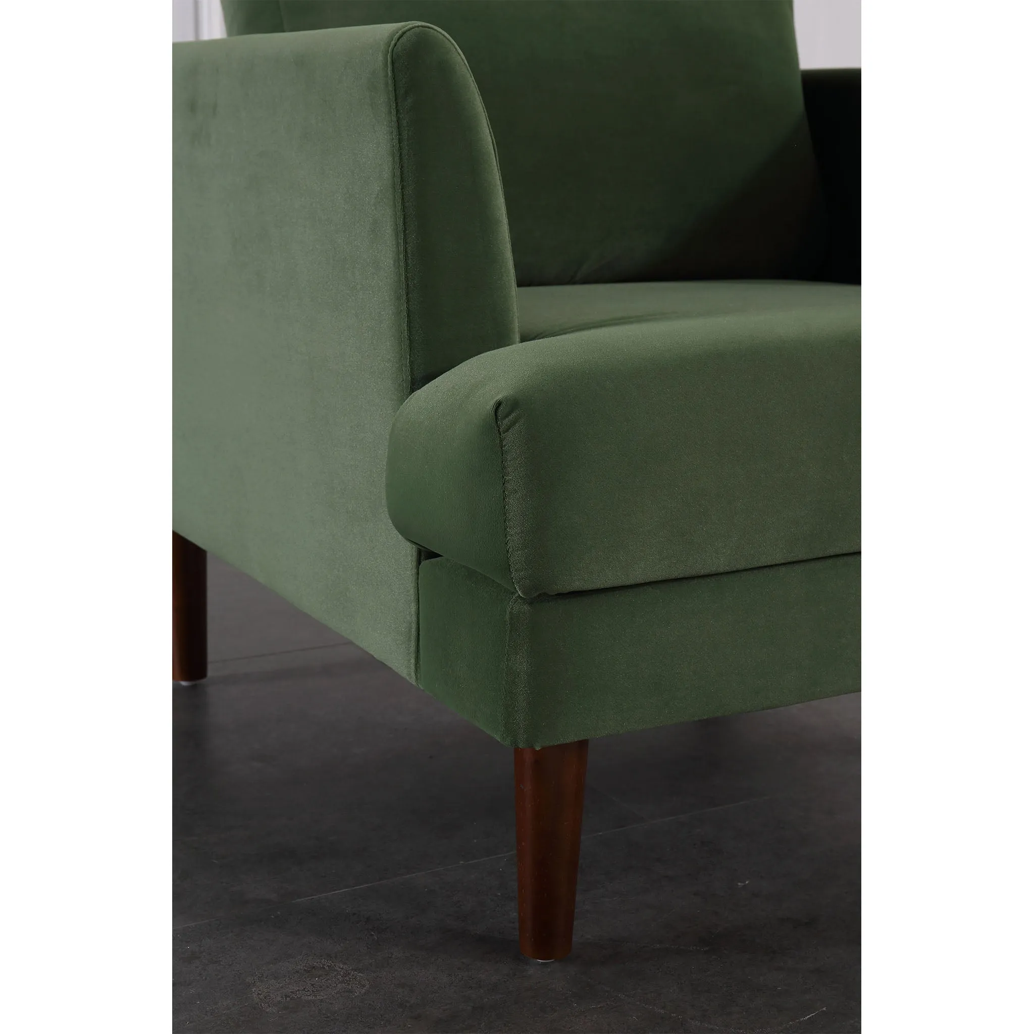 Minae Modern Contemporary Velvet Armchair