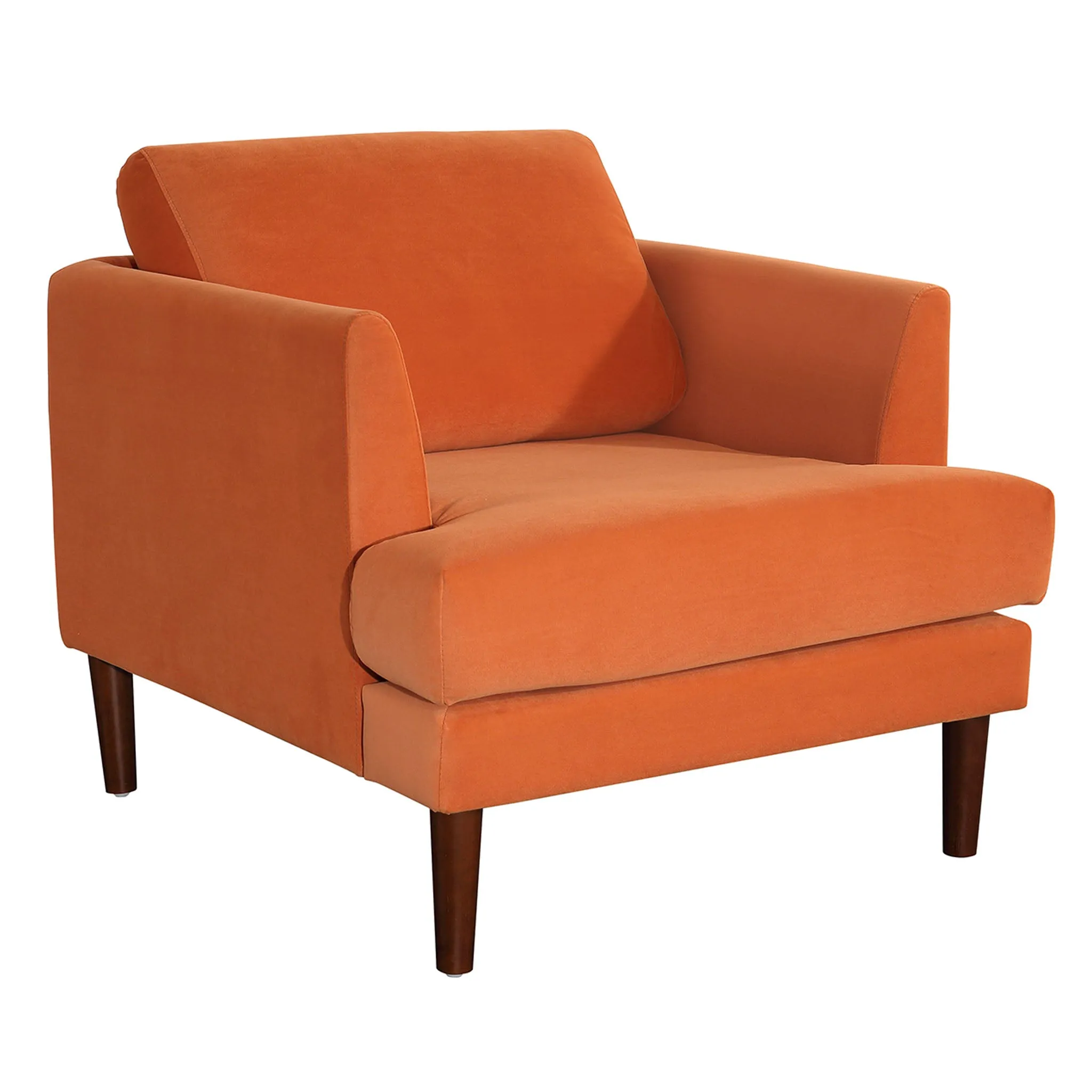 Minae Modern Contemporary Velvet Armchair