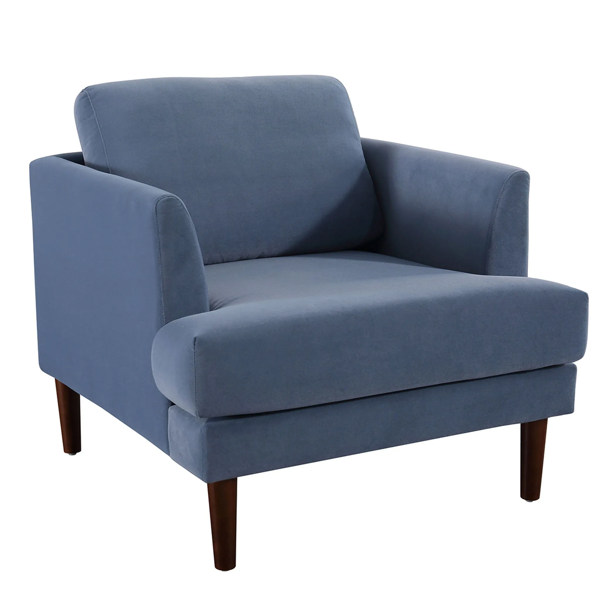 Minae Modern Contemporary Velvet Armchair