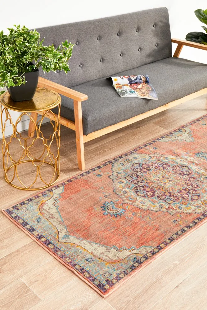 Odyssey 120 Runner Rug (Terracotta) by Rug Culture