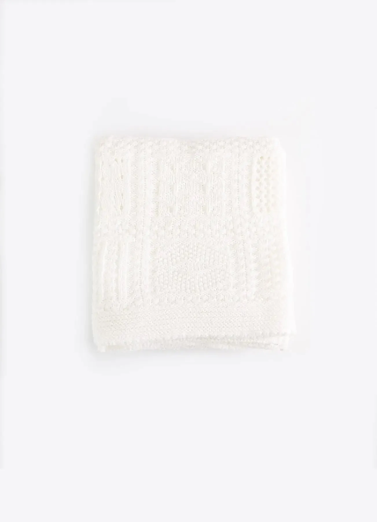 Organic cotton shawl white *