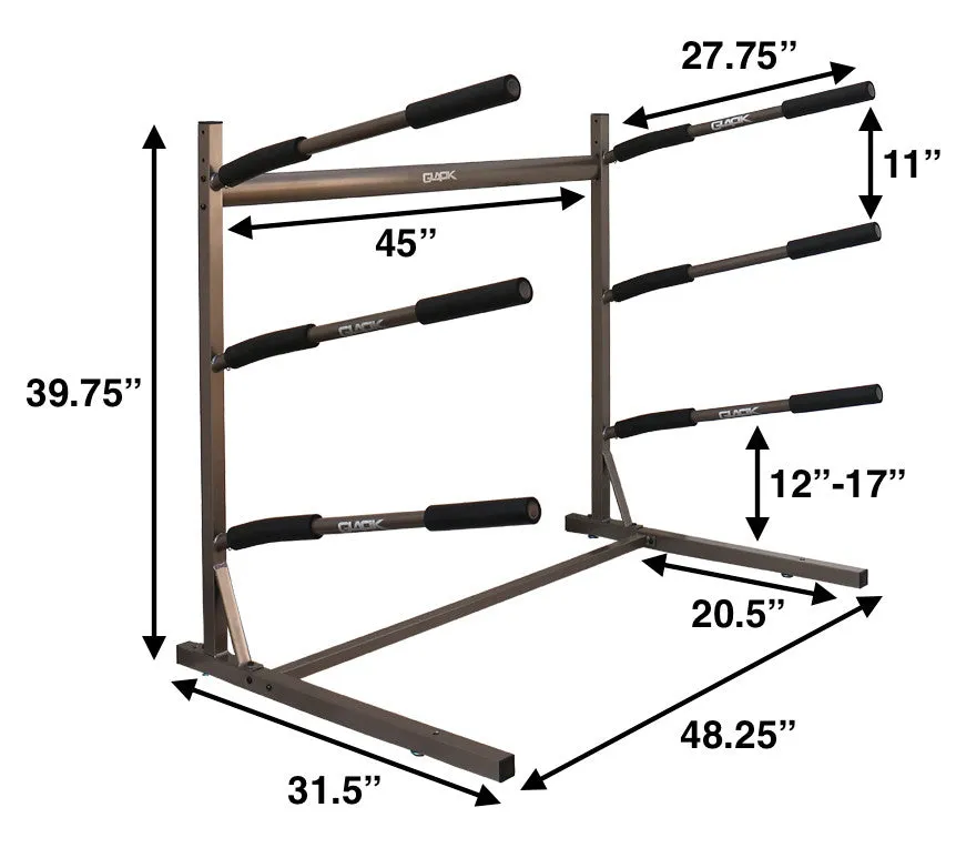 OUTLET | Freestanding 5 Paddleboard Floor Rack