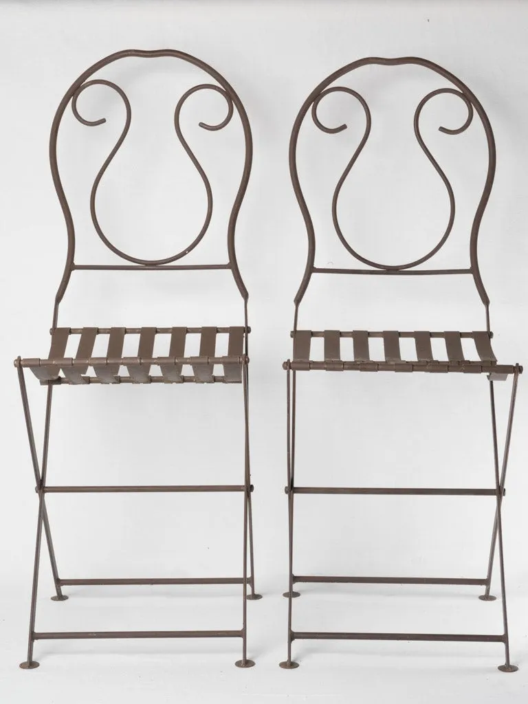 Pair of vintage outdoor chairs from the sunset terrace