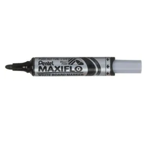 Pentel Maxiflo White Board Marker Bullet Tip Black