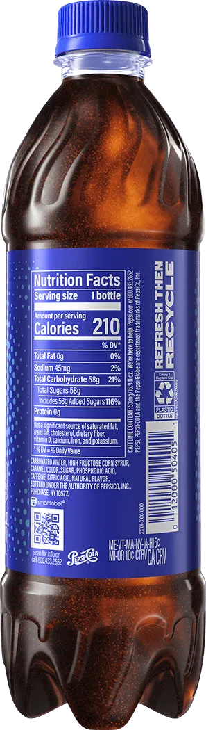 Pepsi Soda, 16.9 Fl Oz, 6 Count