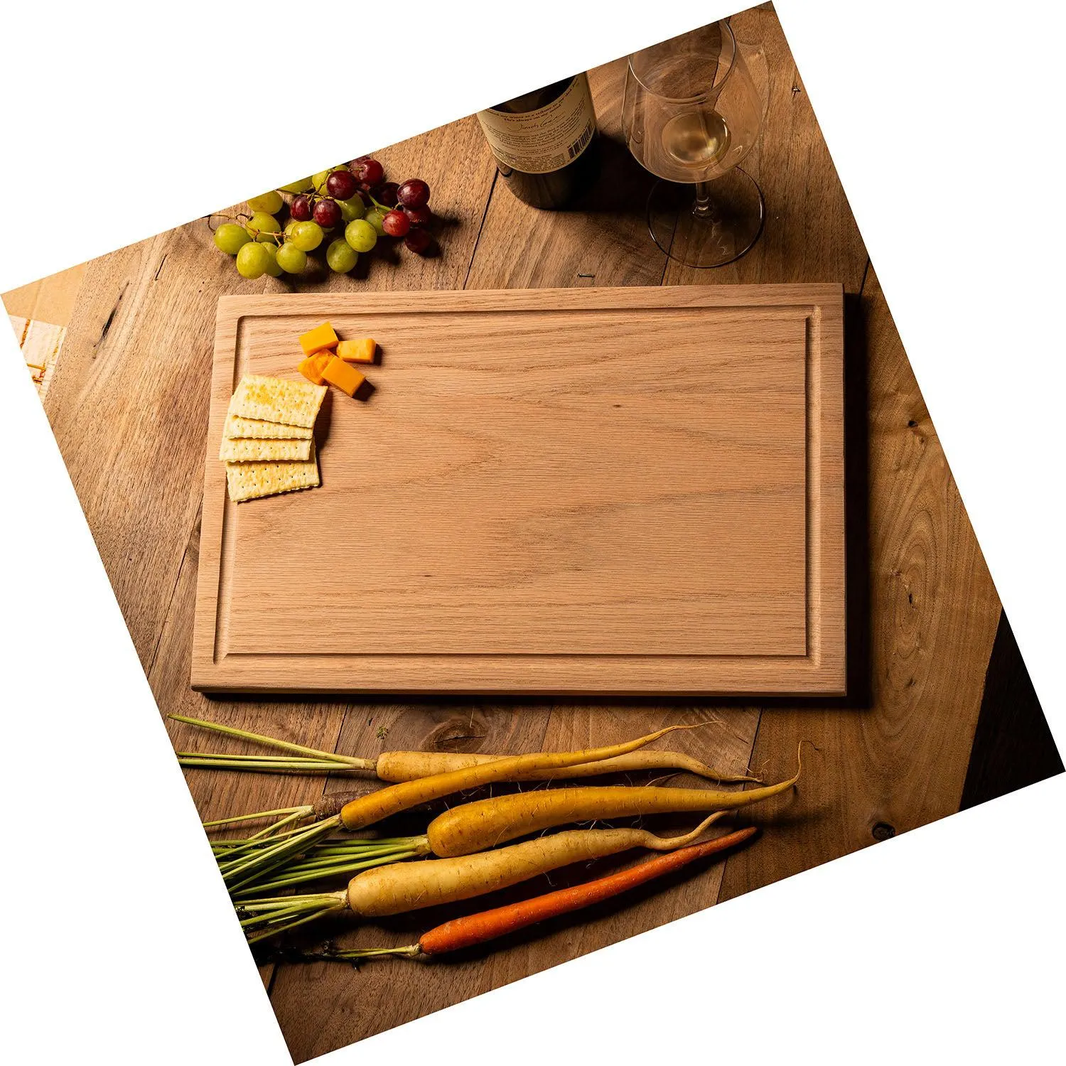 Personalized 11x17 Friendsgiving Cutting Board with Grooves