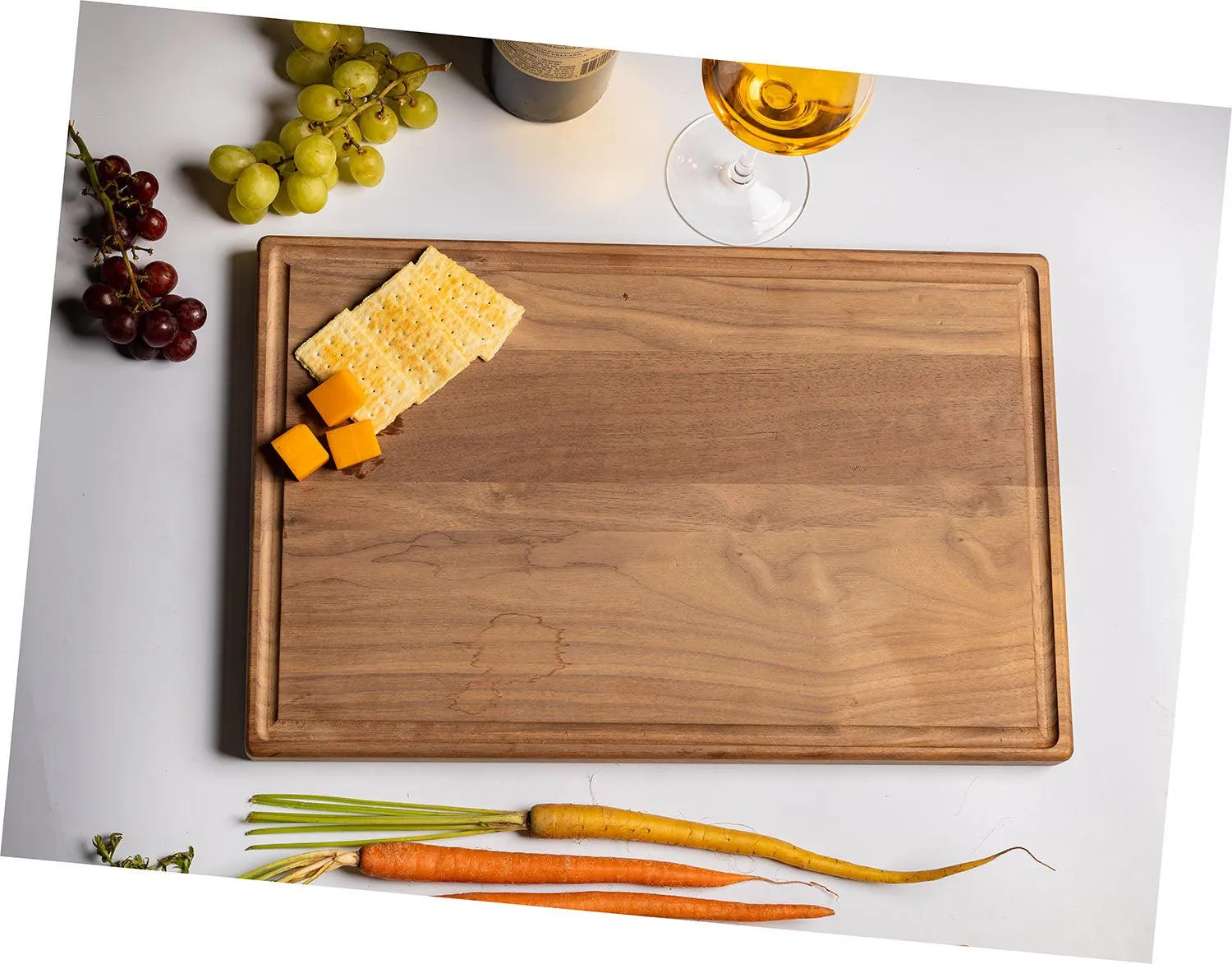 Personalized 11x17 Friendsgiving Cutting Board with Grooves