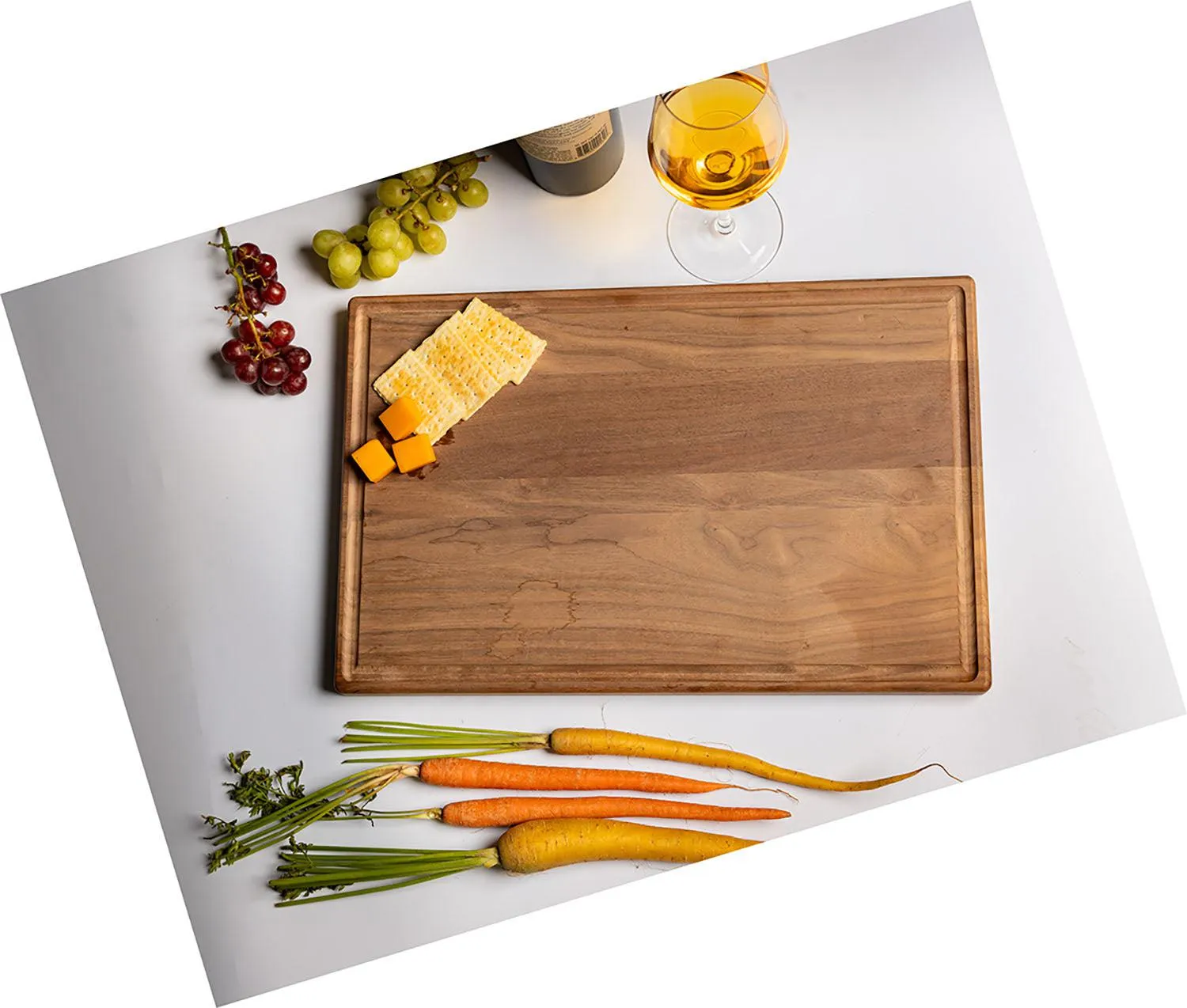 Personalized 11x17 Friendsgiving Cutting Board with Grooves