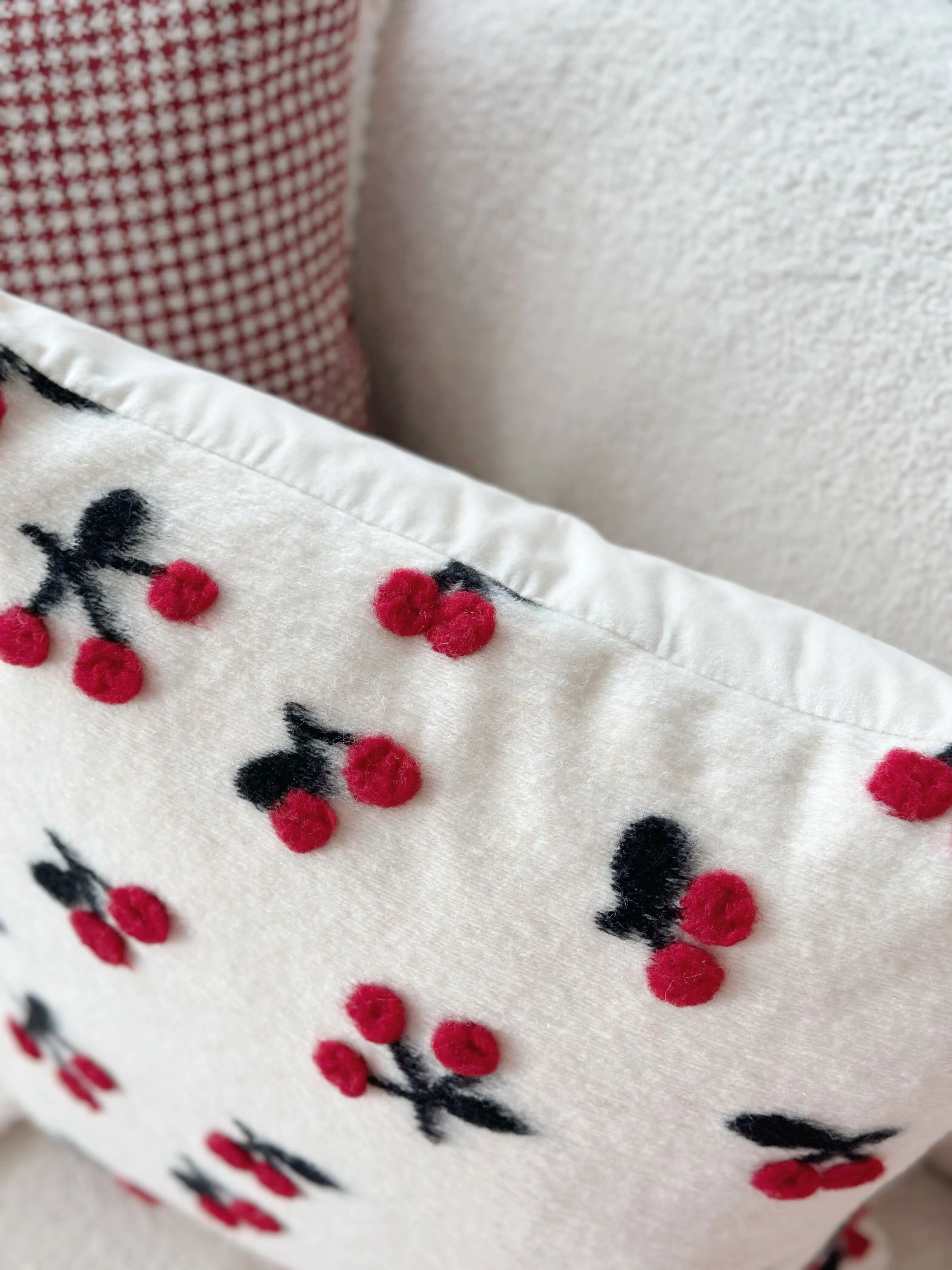 PRE-ORDER (6-10 Dec): Charming Cherries Cushion Cover