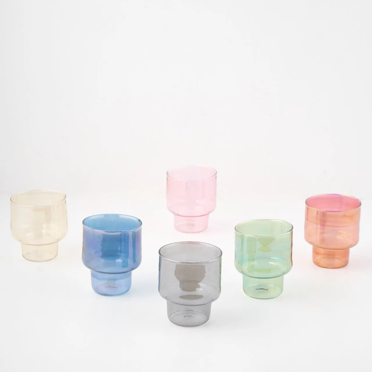 Randooky - Hand Blown Glass Colored Cup