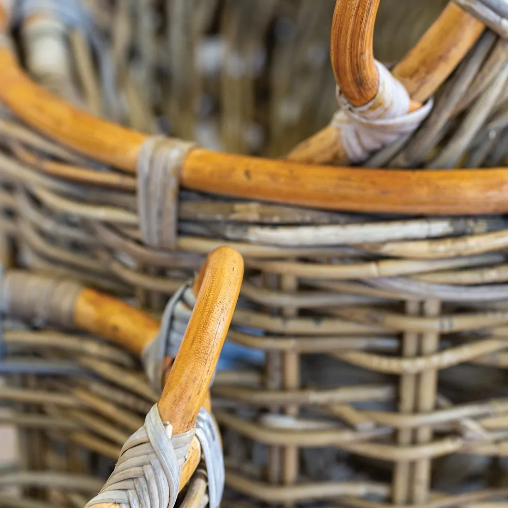 Round Kubu Basket with Handles Large