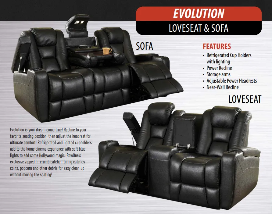 Row One Evolution Cinema Seat