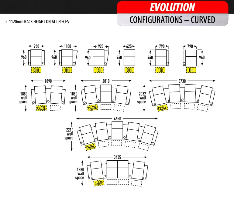 Row One Evolution Cinema Seat