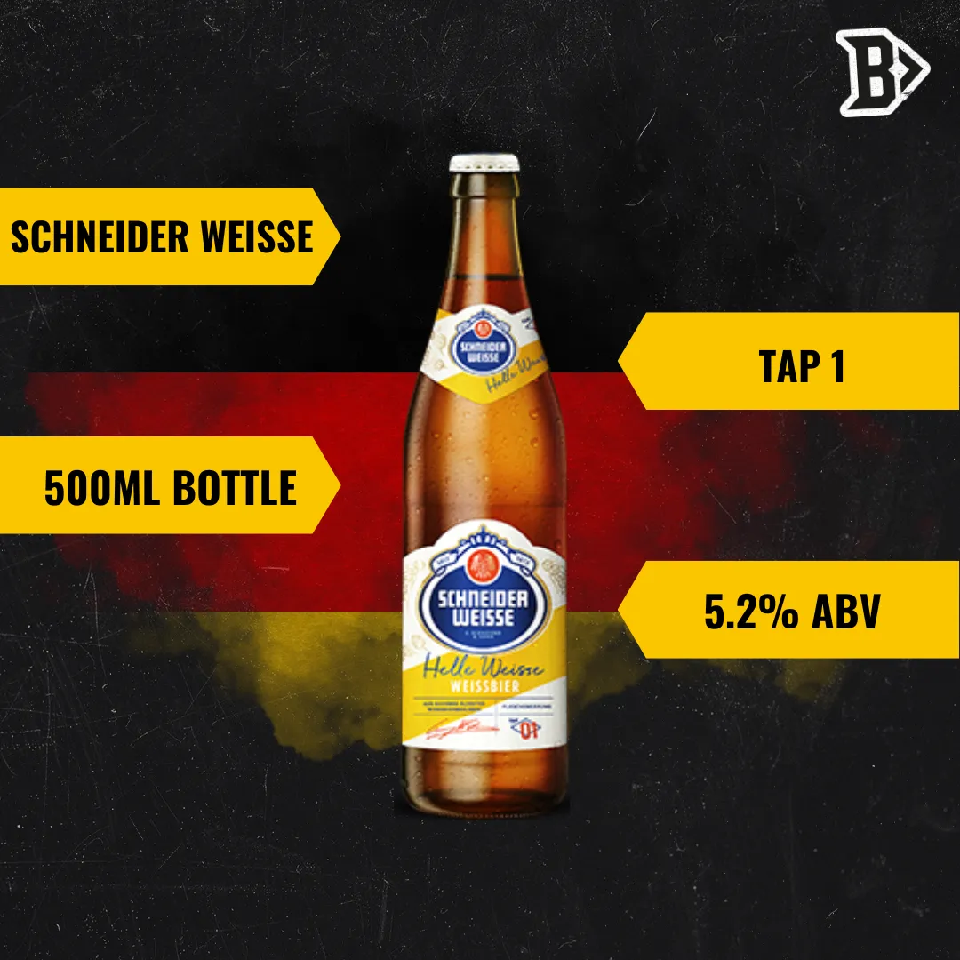 Schneider Weisse Tap 1 5.2% ABV 500ml Bottles (12 Pack)