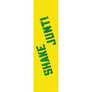 Shake Junt Colored Single Sheet Griptape 9"x33" - Yellow/Green