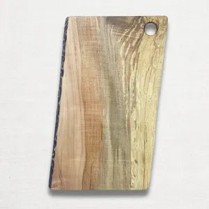 Spencer Peterman 15" Spalted Maple Small Cutting Board (#15)