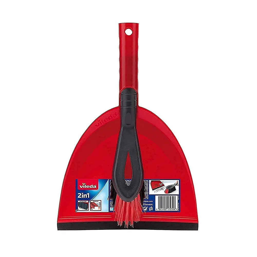 Vileda 2in1 Short Handle Dustpan