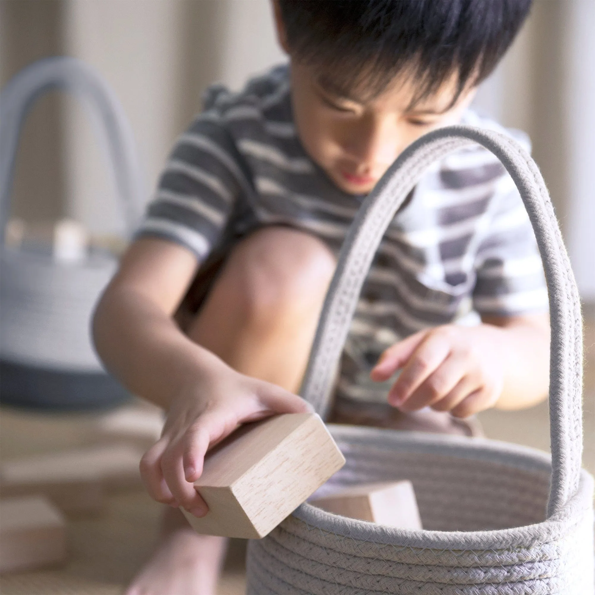 Woven Block Baskets (Set of 2)