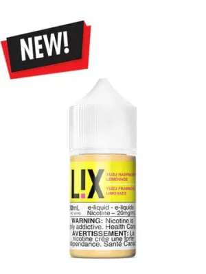 Yuzu Raspberry Lemonade Salt - LiX Nic Salts - 30mL