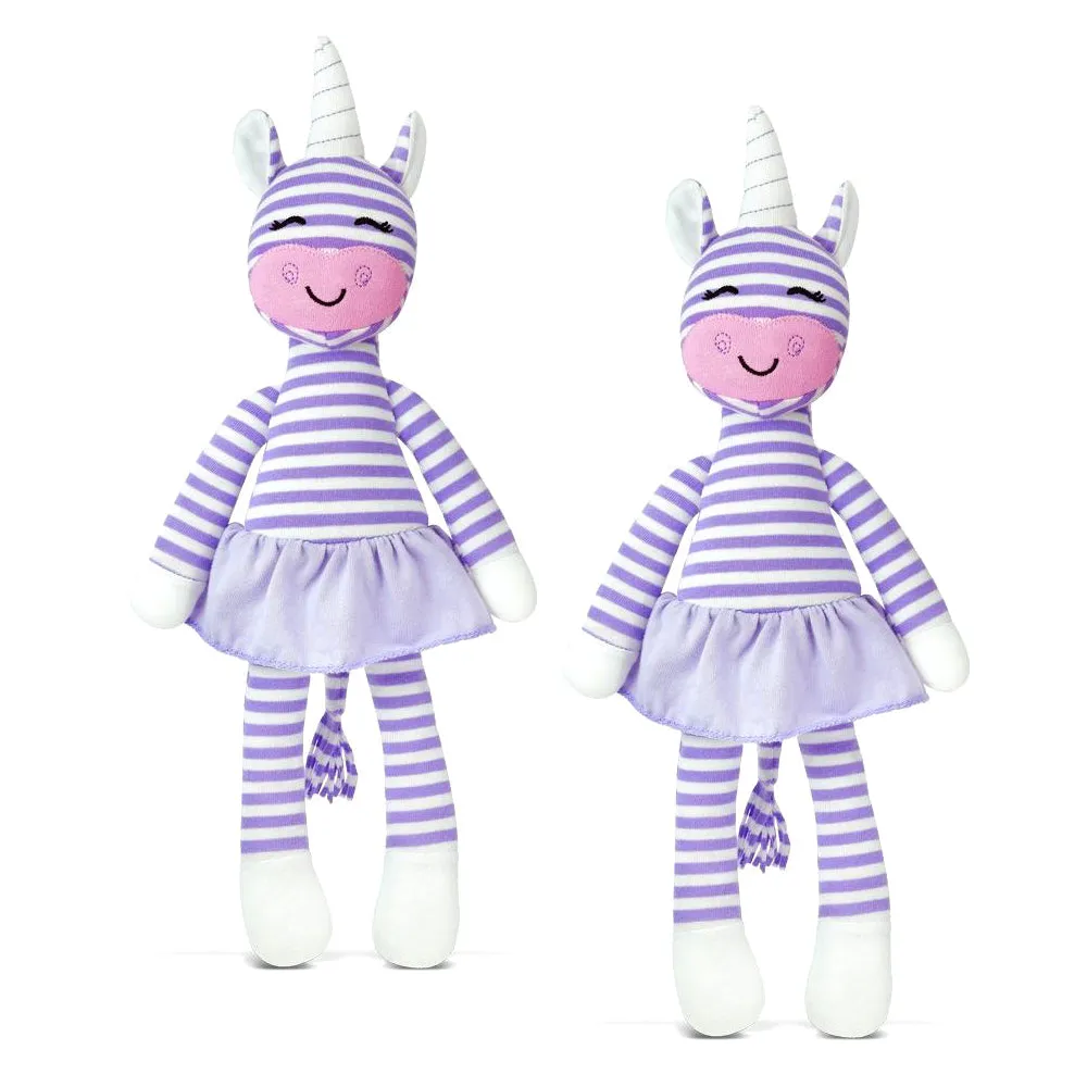 Zeronto Twin Baby Girl Gift Basket - Unicorn Princesses & Friends